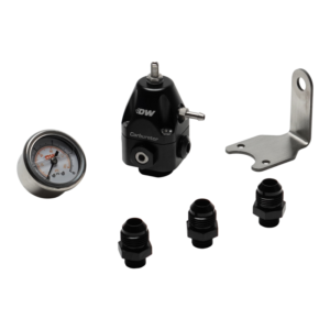 DeatschWerks DWR550C Adjustable Carburetor Regulator w/ 8AN Fittings and Gauge - product image
