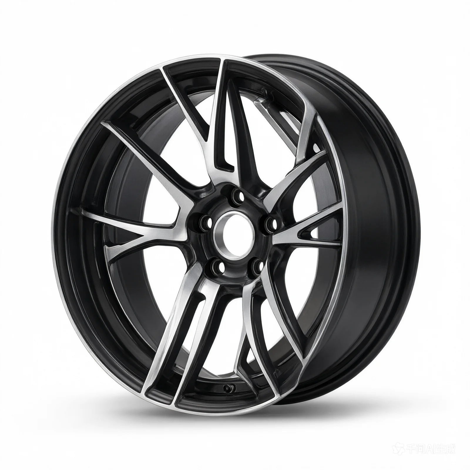 Enkei PF06 19x8.5 5x114.3 32mm Offset 75mm Bore Black Machined Wheel (MOQ 40) - product image