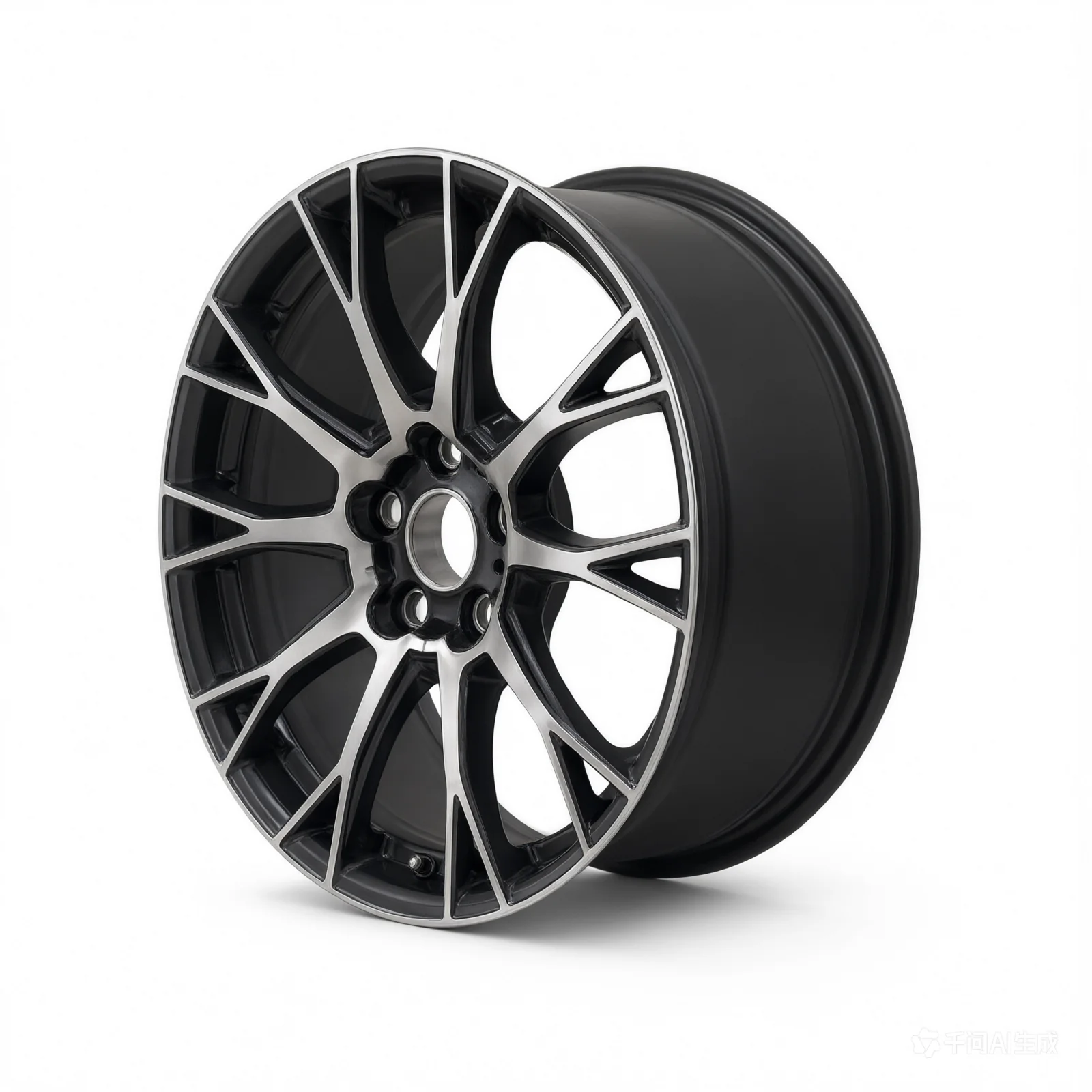 Enkei PF06 19x10 5x114.3 20mm Offset 75mm Bore Black Machined Wheel (MOQ 40) - product image