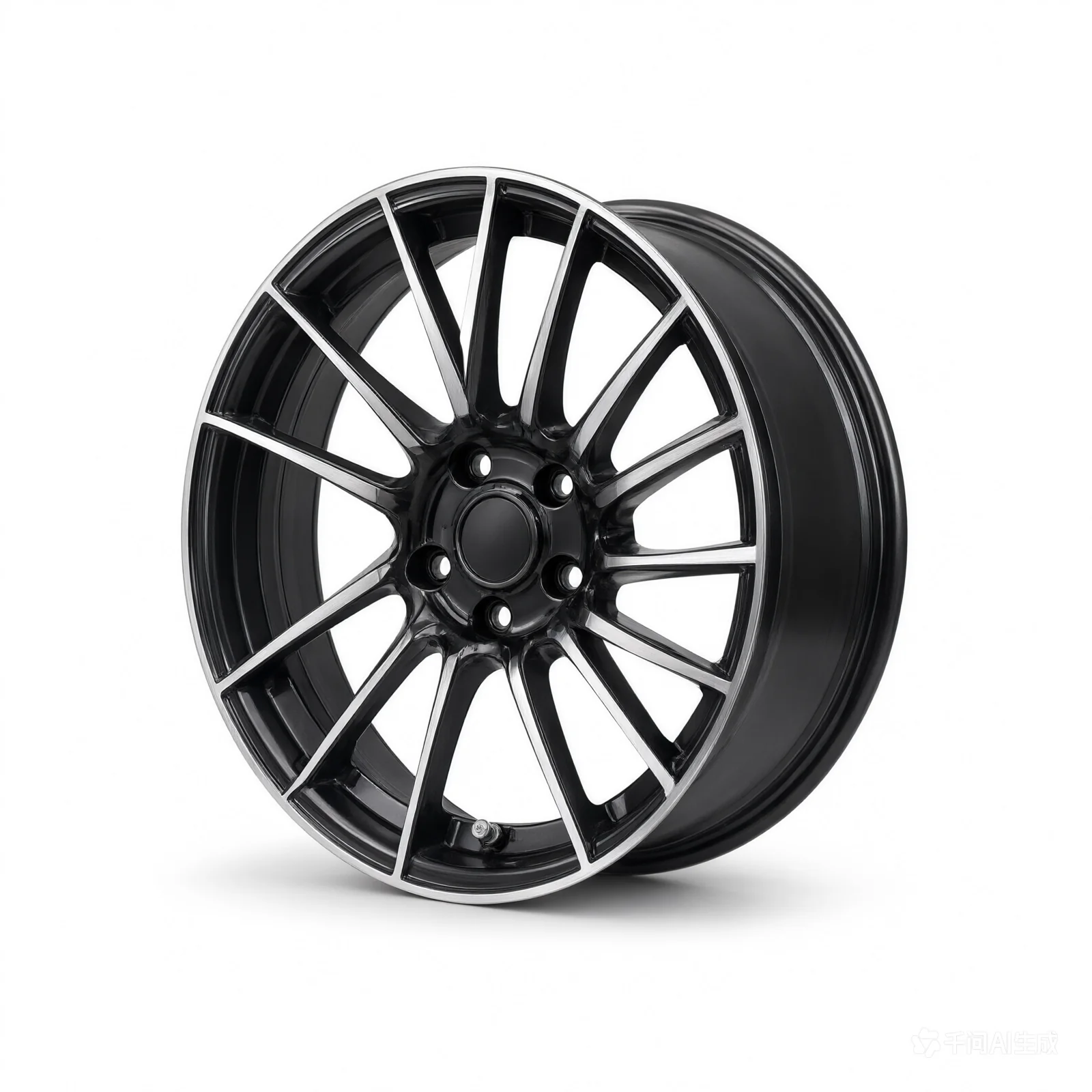 Enkei PF06 17x7.5 4x100 38mm Offset 75mm Bore Black Machined Wheel ** SPECIAL ORDER** - product image