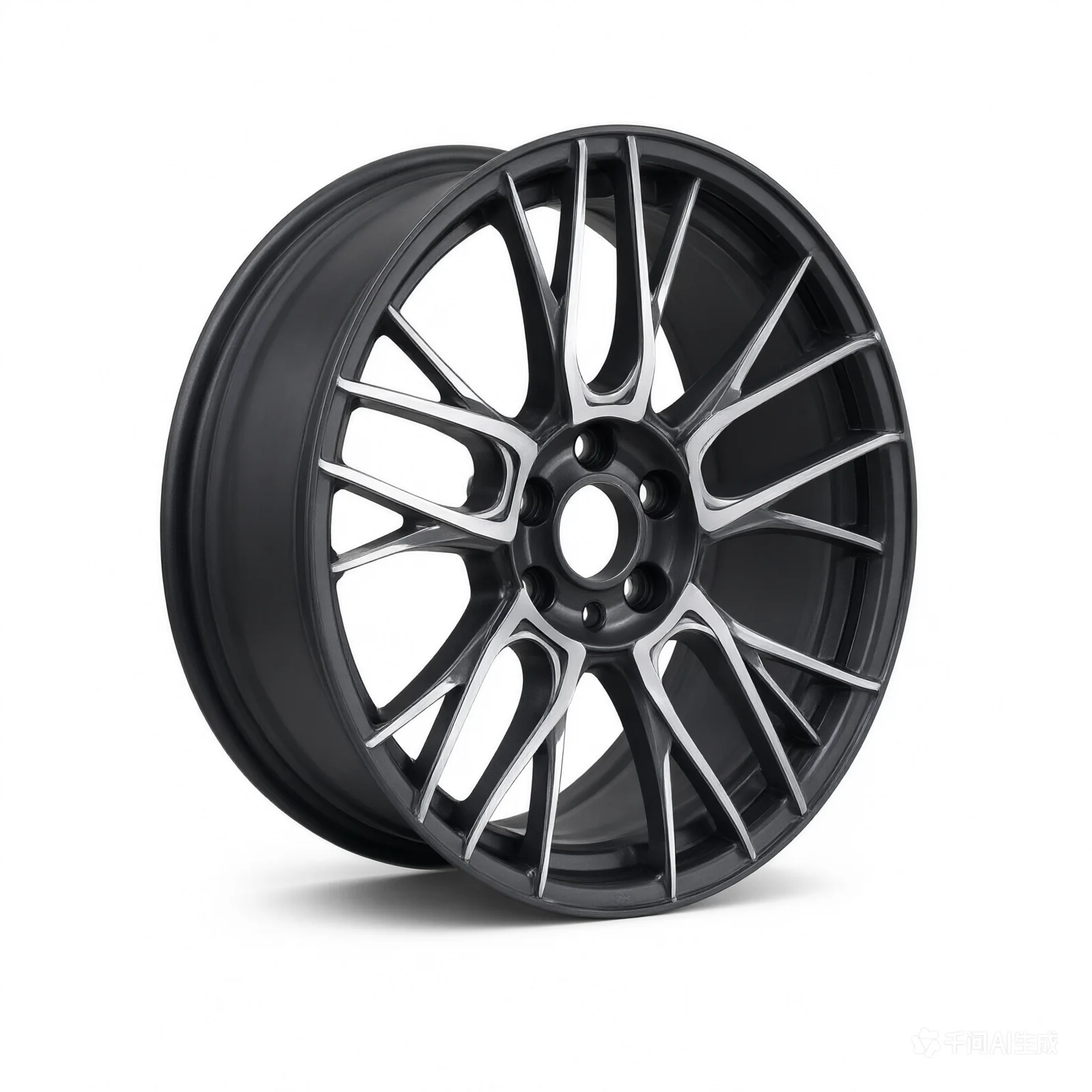 Enkei RPT1 16x8 6x139.7 0mm Offset 108.5mm Bore Black Wheel w/ Machined Spokes (MOQ 40) - product image