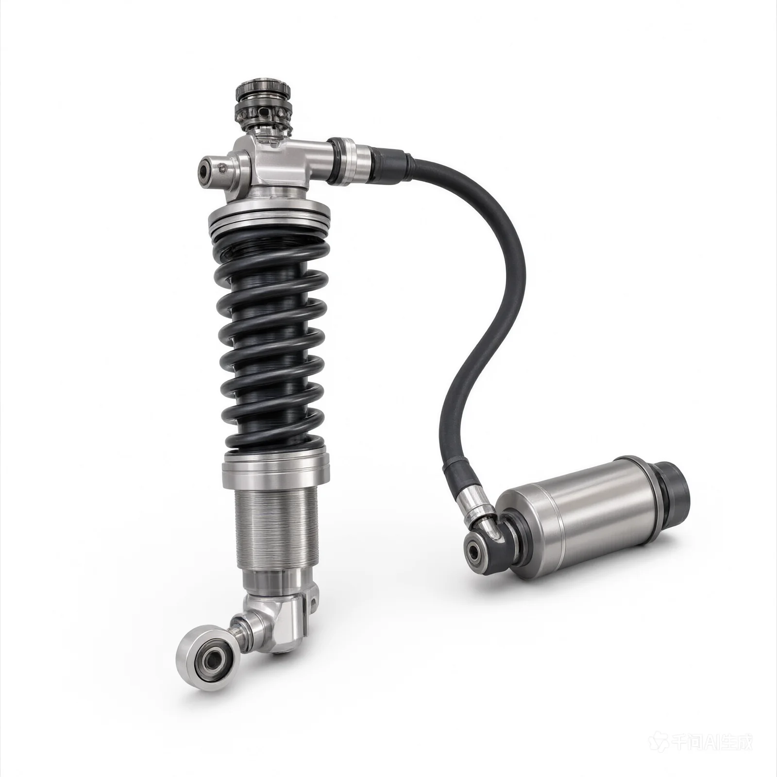 King Shocks 3.0 PR Smoothie Shock Hose Remote Res. w/ Comp. Adj.& IBP - 18in Travel