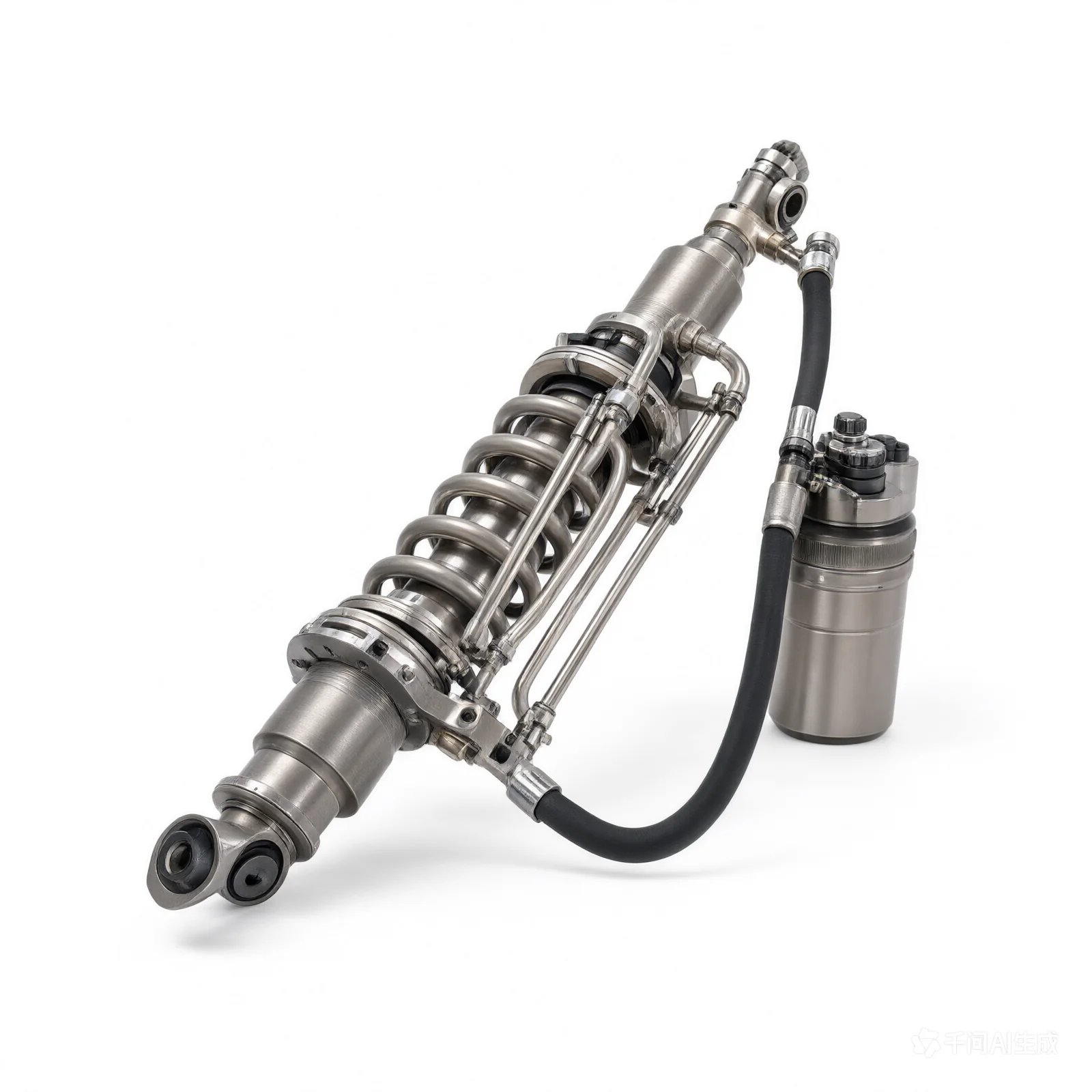 King Shocks 3.0 PR 2-Tube Bypass Shock Hose Remote Res. (Style 1) - 18in Travel