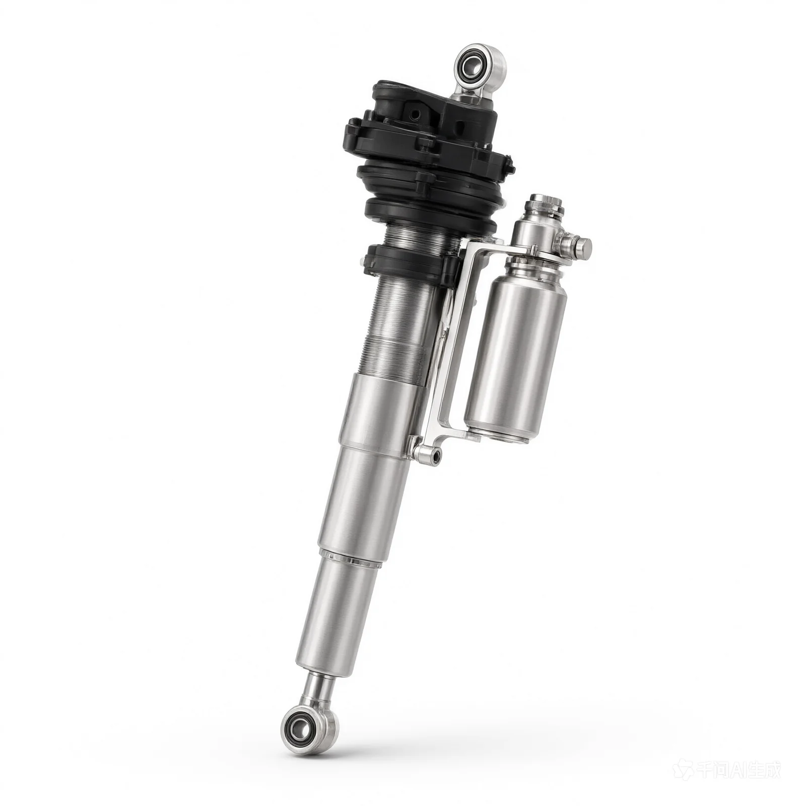 King Shocks 3.0 PR 2-Tube Bypass Shock Piggyback Res. (Style 2) - 14in Travel