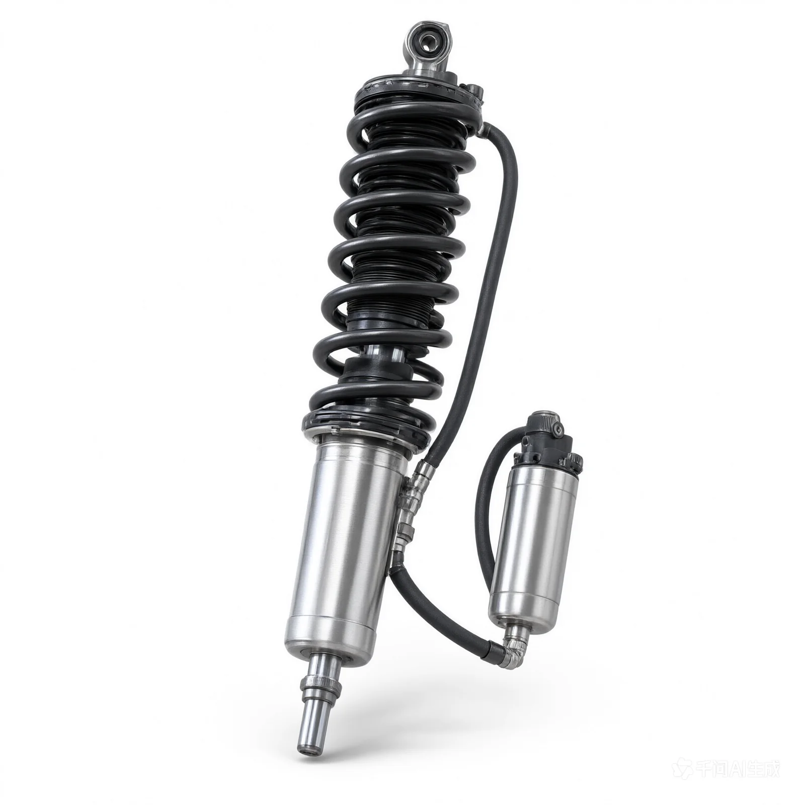 King Shocks 12in Dual Rate Springs 3.0 PR Coilover Shock Hose Remote Reservoir 1in Shaft - Comp. A