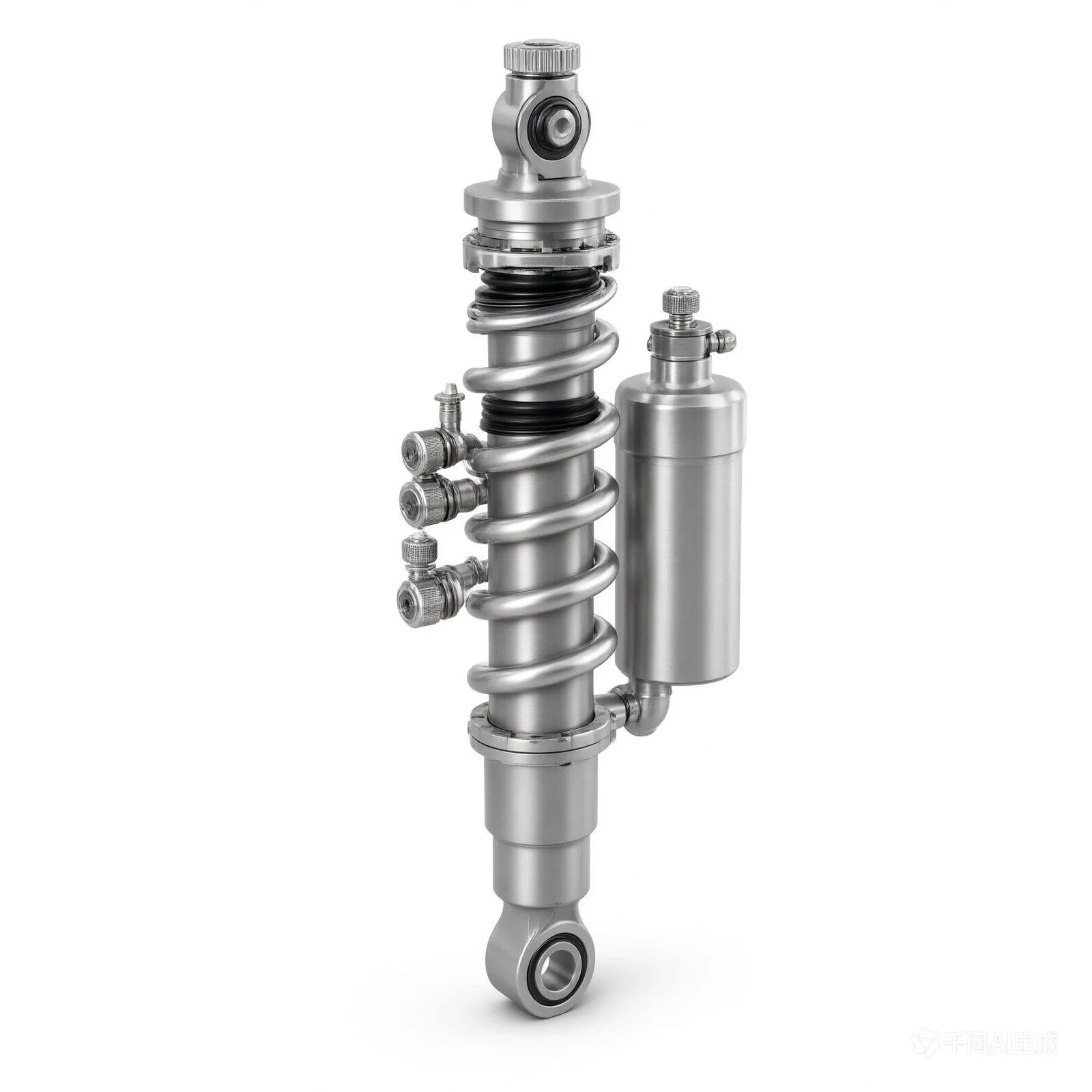 King Shocks 3.0 PR 3-Tube Bypass Shock Piggyback Res. (Style 1) - 10in Travel