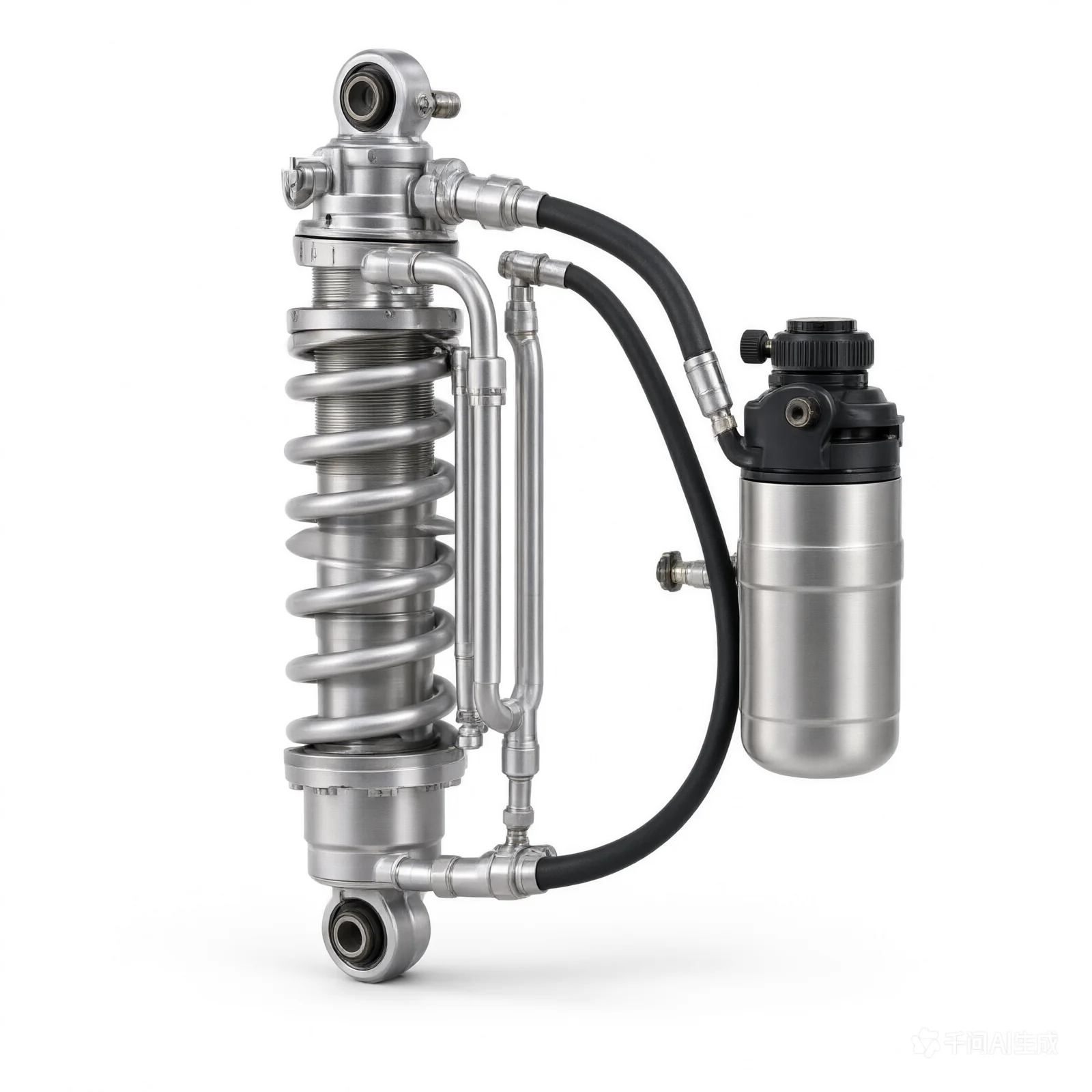 King Shocks 3.0 PR 2-Tube Bypass Shock Hose Remote Res. (Style 2) - 8in Travel - product image