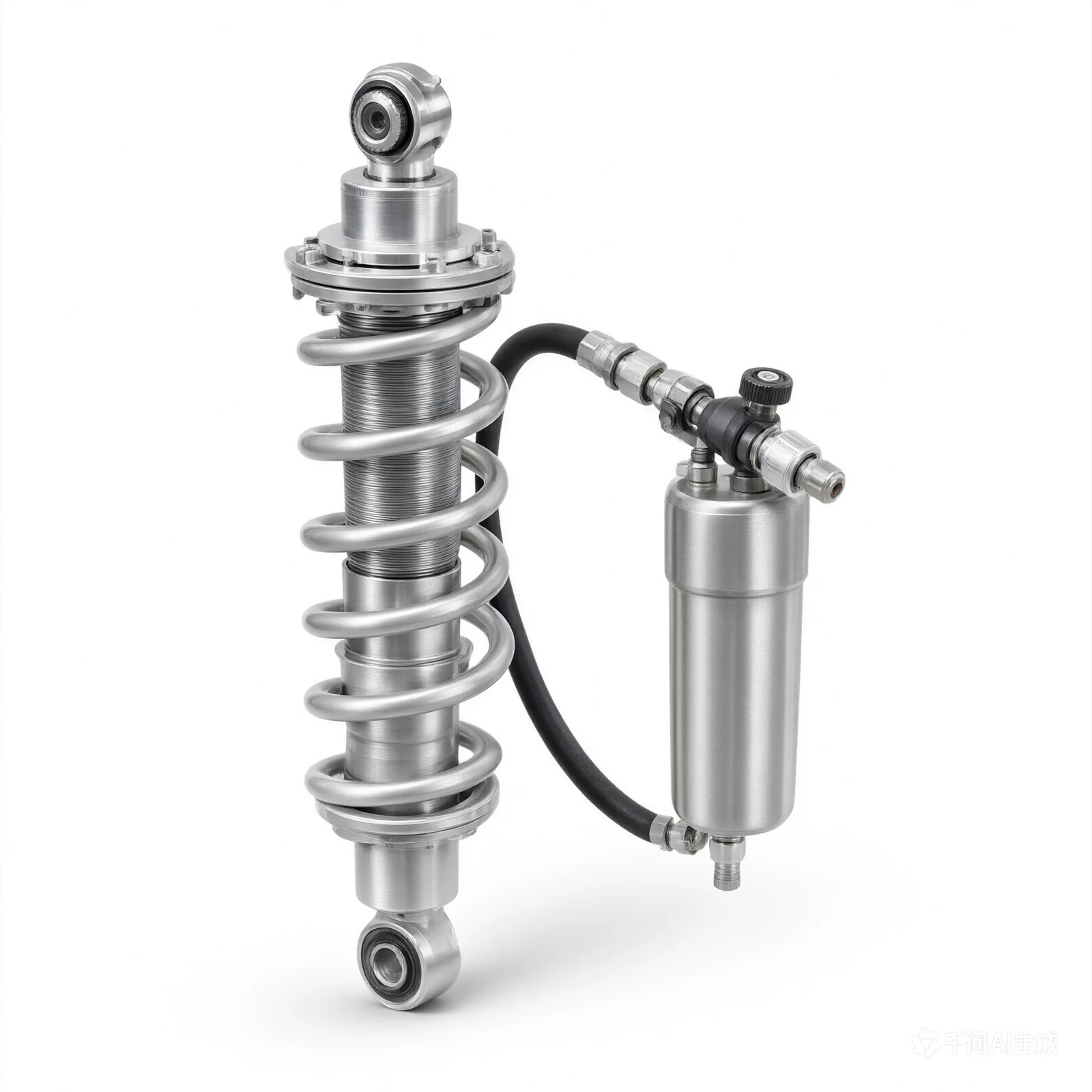King Shocks 2.5 PR Coilover Shock Hose Remote Res. w/IBP & Adjuster - 18in Travel - product image