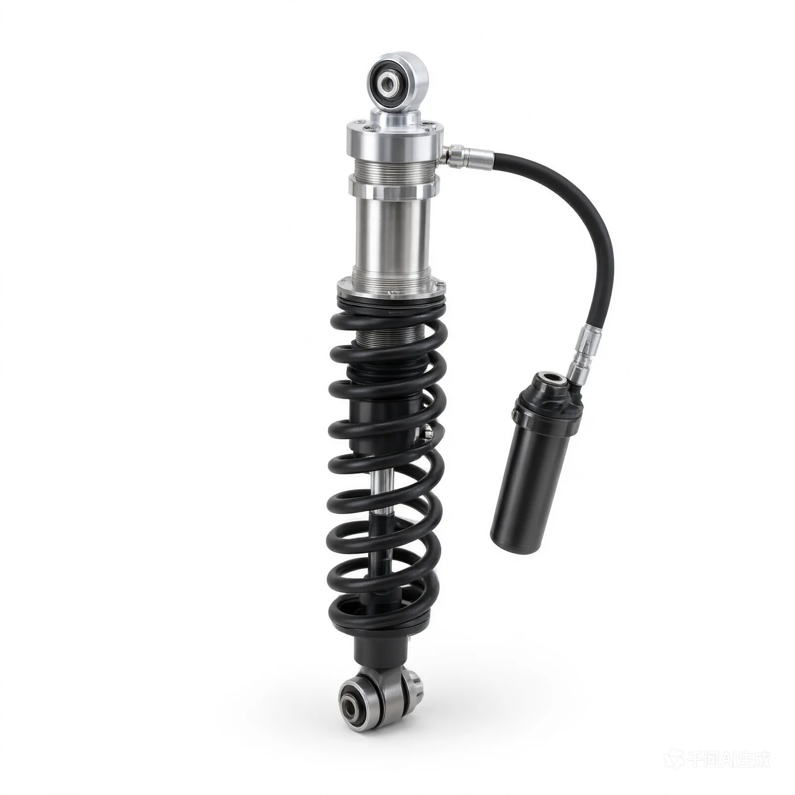King Shocks 2.5 PR Coilover Shock Hose Remote Res. w/IBP & Swivel End Cap - 16in Travel