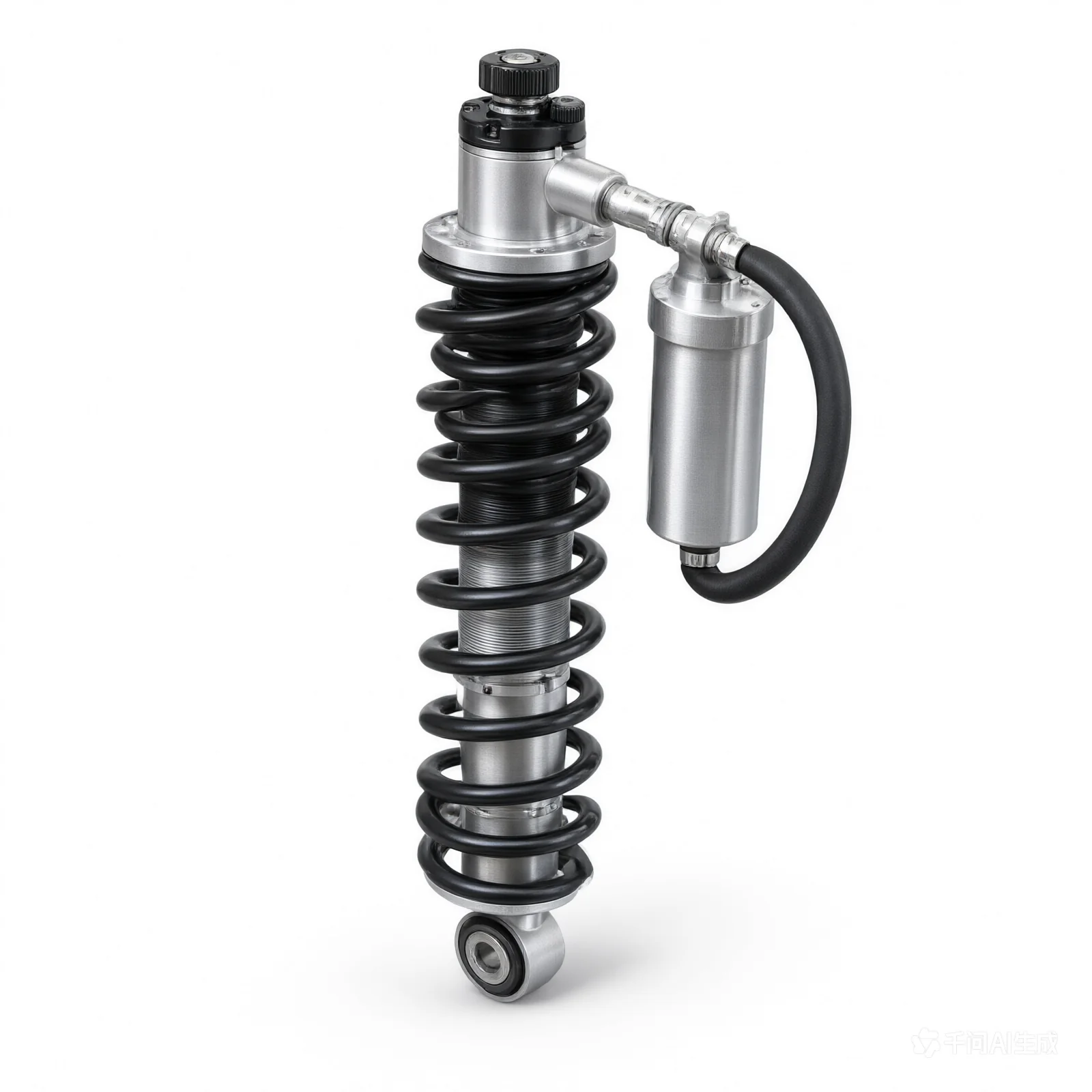 King Shocks 2.5 PR Coilover Shock Hose Remote Res. w/ OD End Cap & Adjuster - 10in Travel