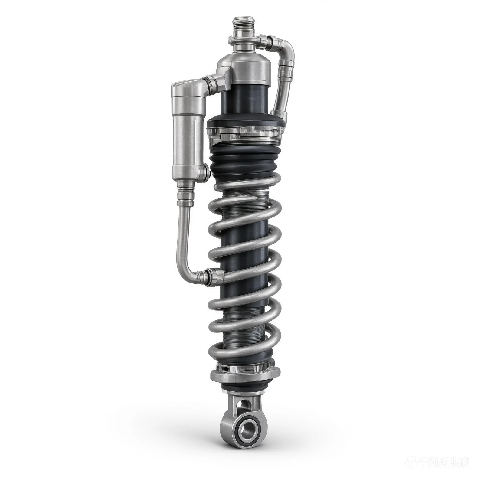 King Shocks 2.0 PR 2-Tube Bypass Piggyback Res. Shock (Style 2) - 12in Travel