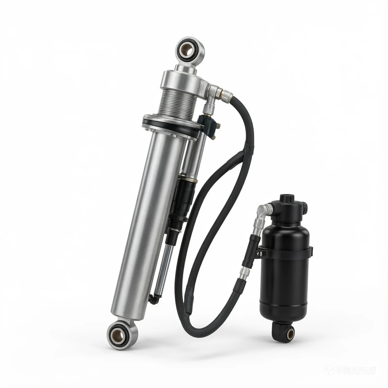 King Shocks 2.0 PR 2-Tube Bypass Remote Hose Reservoir Shock (Style 2) - 6in Travel - product image