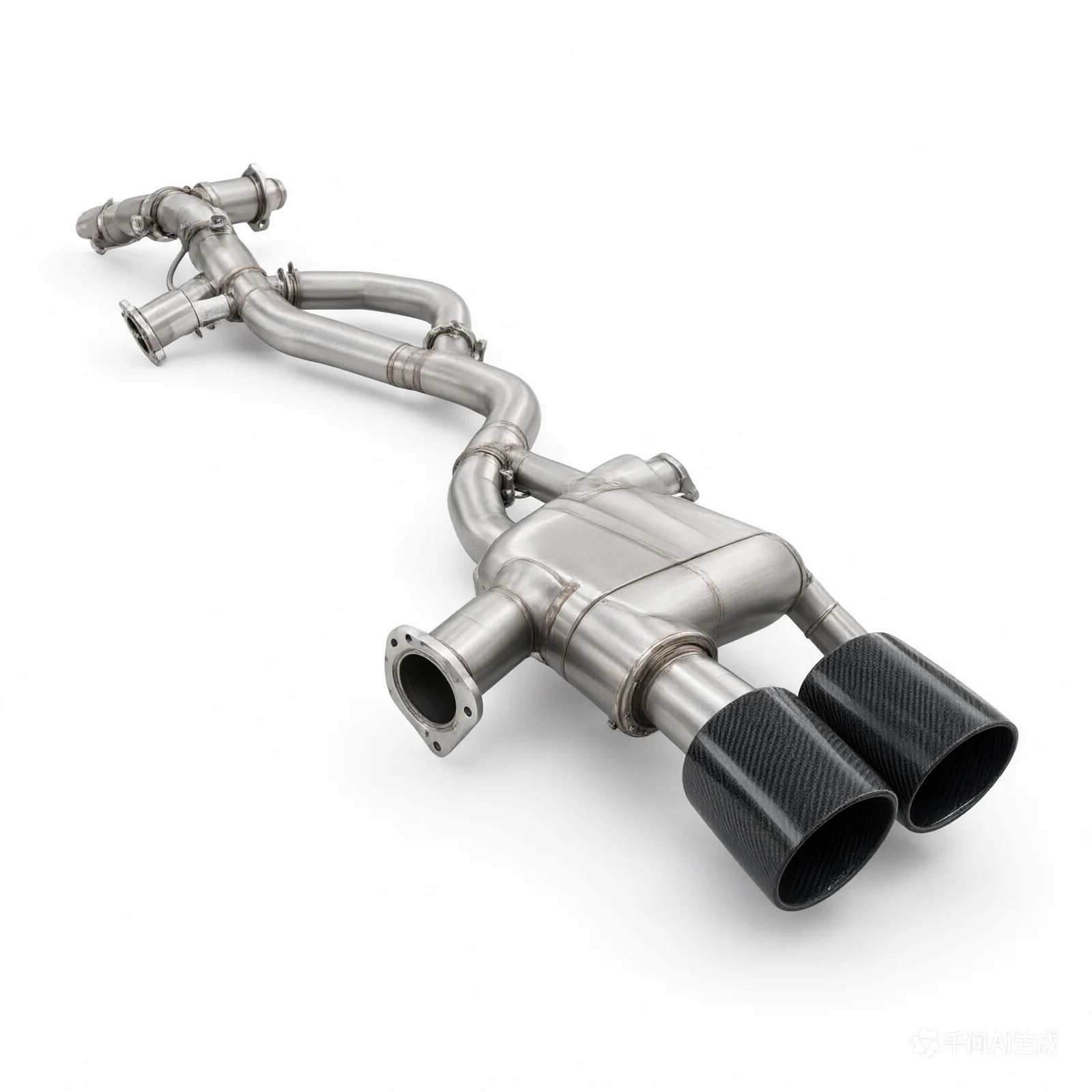 Corsa 2024 Ford Mustang GT Coupe 3in Sport Cat-Back Exhaust - 4.5in Carbon Fiber Tips - product image