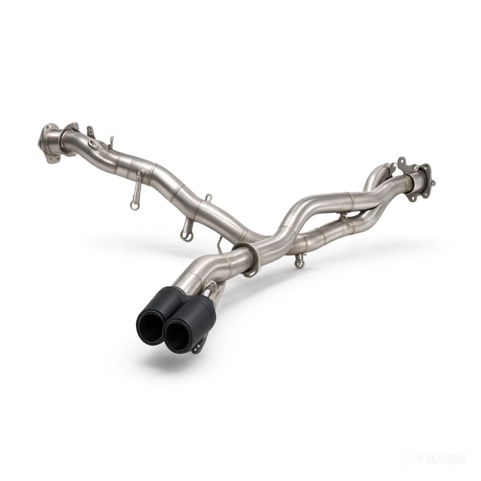 Corsa 24-25 GM Silverado ZR2/Sierra AT4X 6.2L (147.5 WB) 3in Sport Cat-Back - 4in Blk Twin Tips - product image