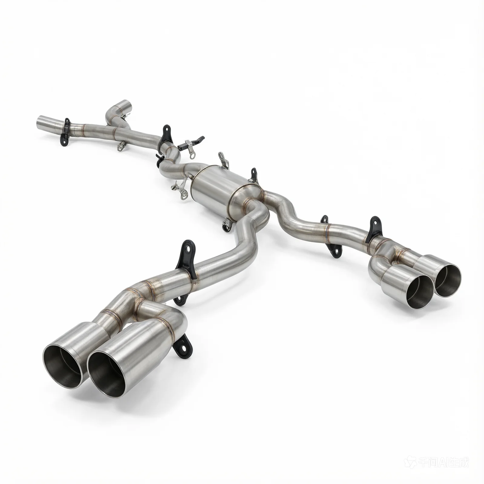 Corsa 2024+ Chevrolet Silverado/GMC Sierra 6.2L (147WB) 3in Sport Cat-Back Exhaust - 4in Twin Tips - product image