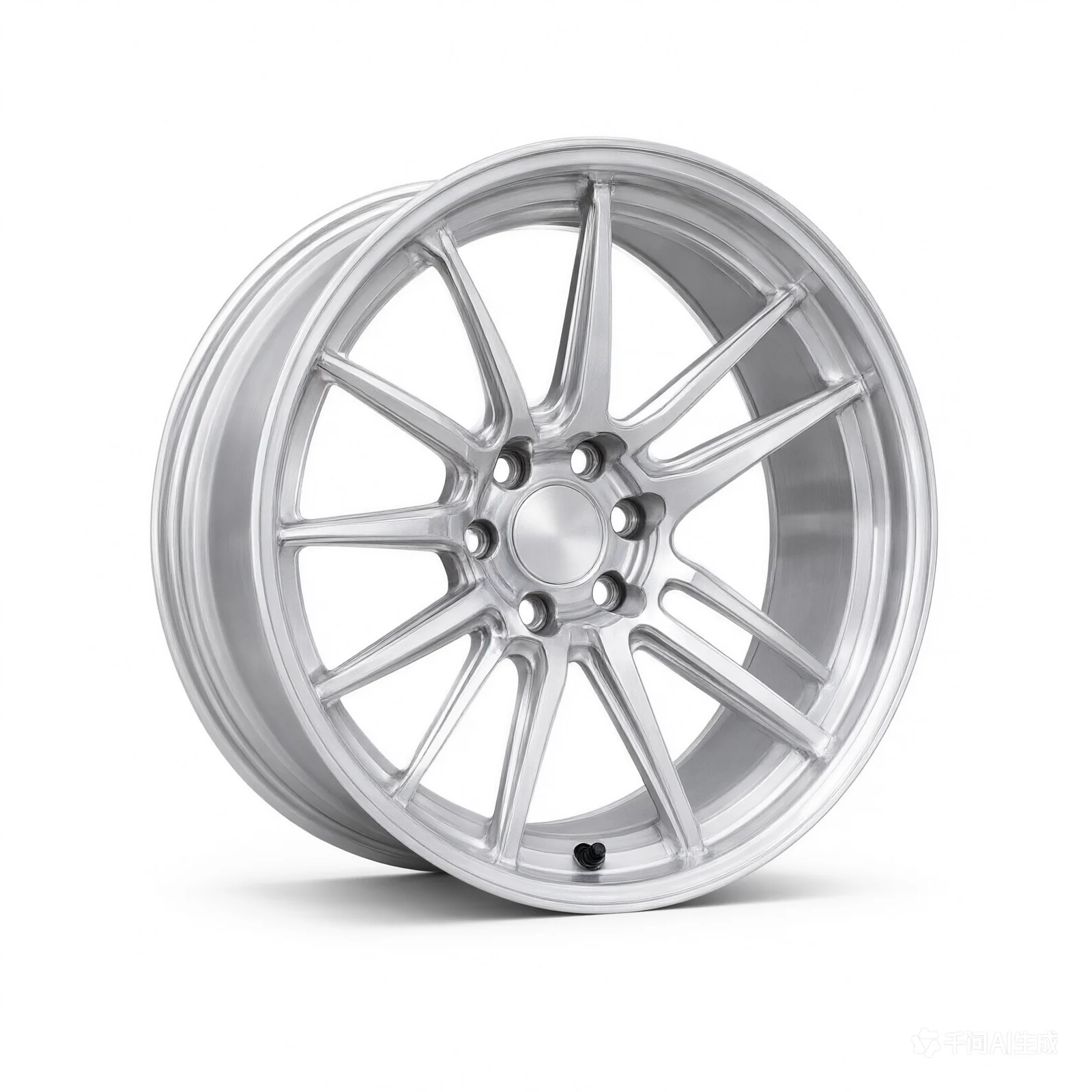 Vossen HFX-6 24X10 / 8X165.1 / ET20 / DEEP / 125.1 - Silver Polished - product image