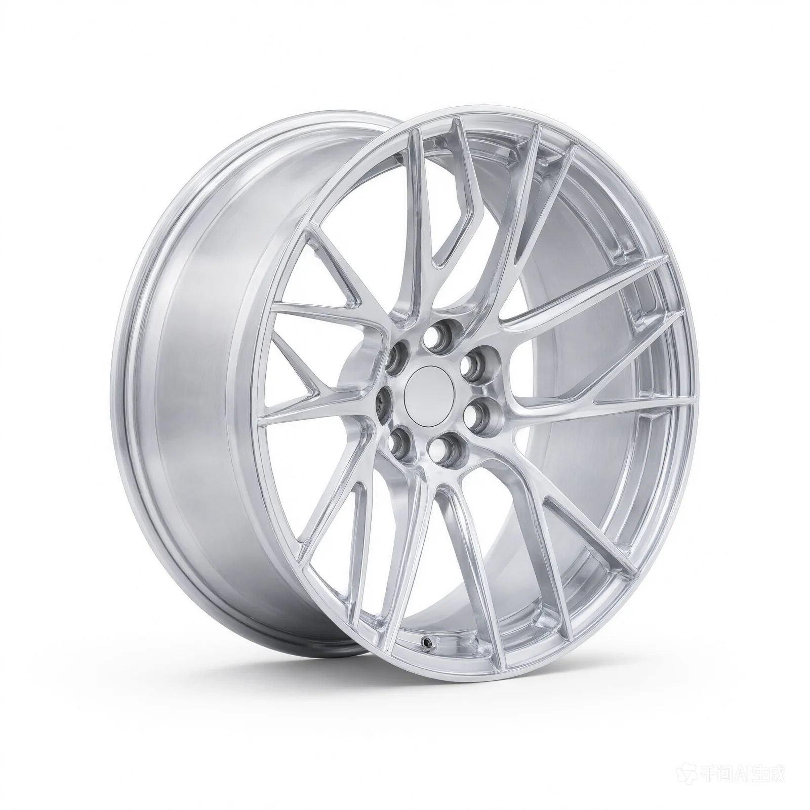 Vossen HFX-6 20X9 / 8X180 / ET0 / DEEP / 124.3 - Silver Polished - product image