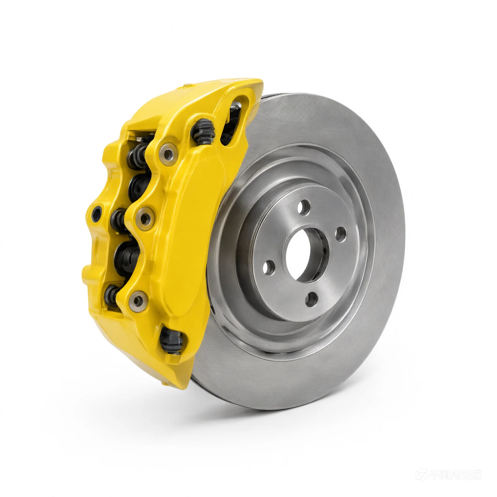 Wilwood Forged XRS4R Radial Mount 4 Piston Caliper 1.38 In x .810 In Rotor Yellow - product image