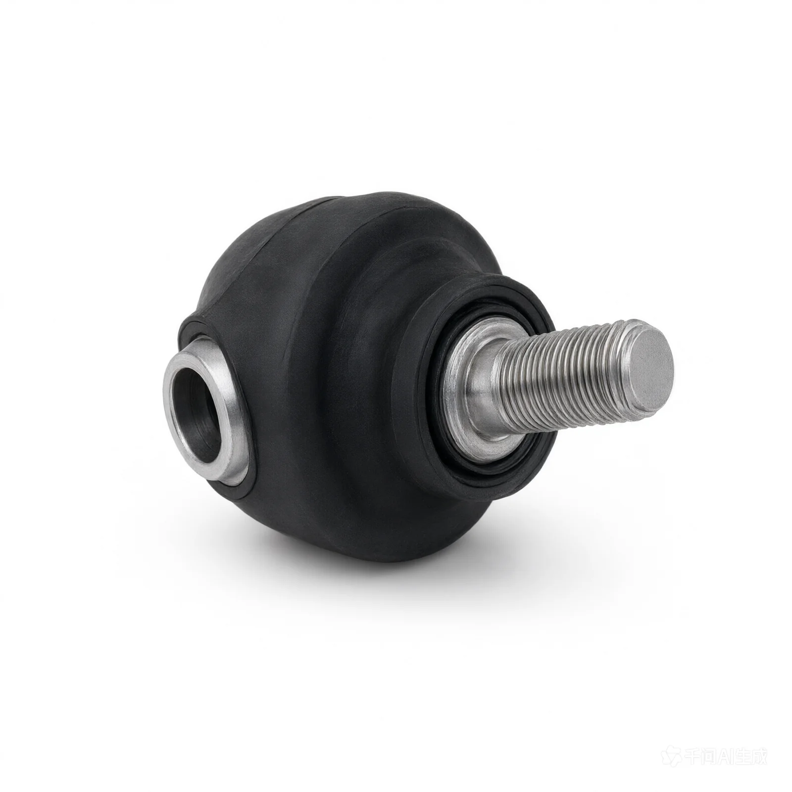JKS Manufacturing Large Rubber Control Arm End - 1-1/4in-12 RH - 2.3125in x 14mm
