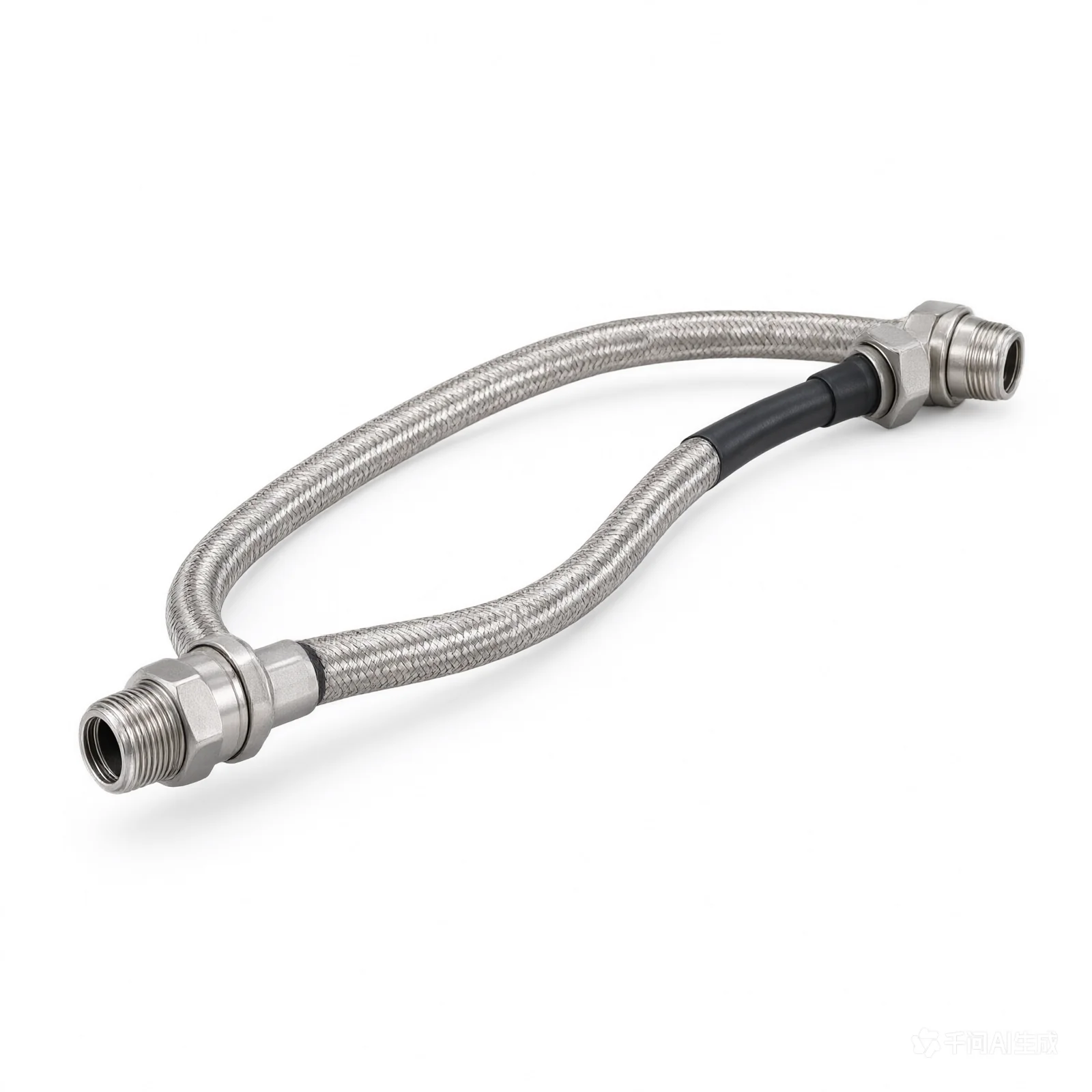 R1 87-93 Mercedes-Benz 190E Rear Stainless Steel Brake Hose - product image