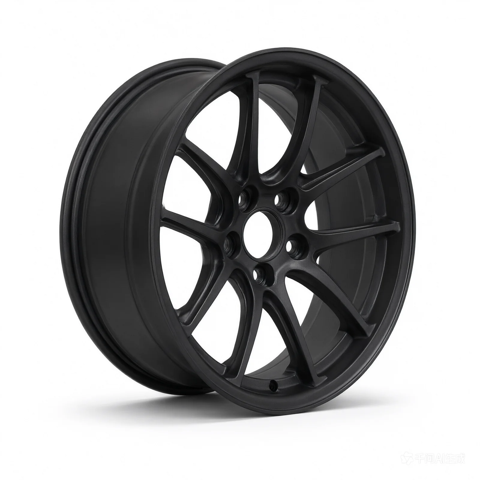 Weld S77 15x8 / 5x4.5 BP / 5.5in. BS 25mm Offset 3.18ID Black Wheel (Medium Pad) - Non-Beadlock