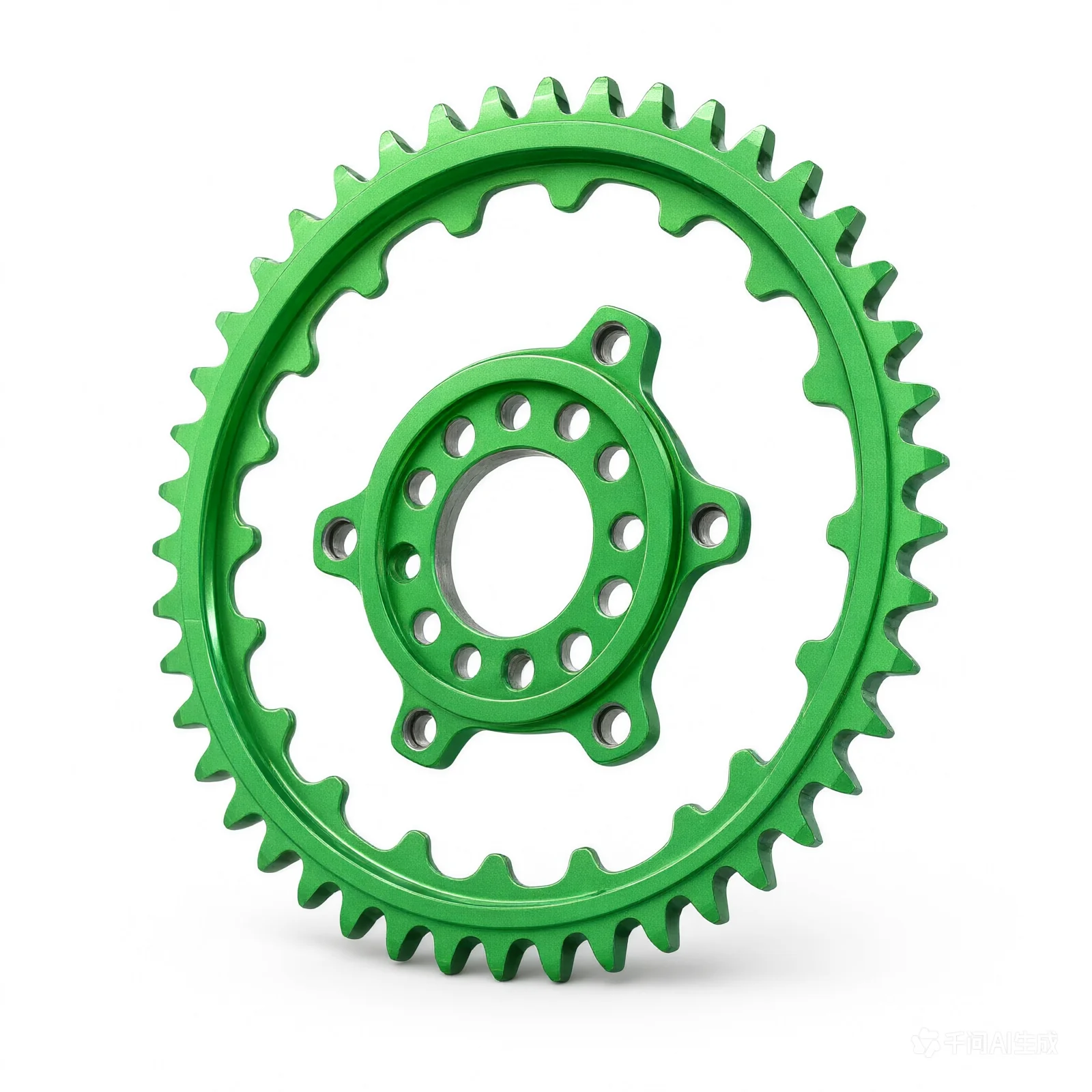 Vortex Racing V4 49 Tooth 530 Rear Sprocket - Green - product image