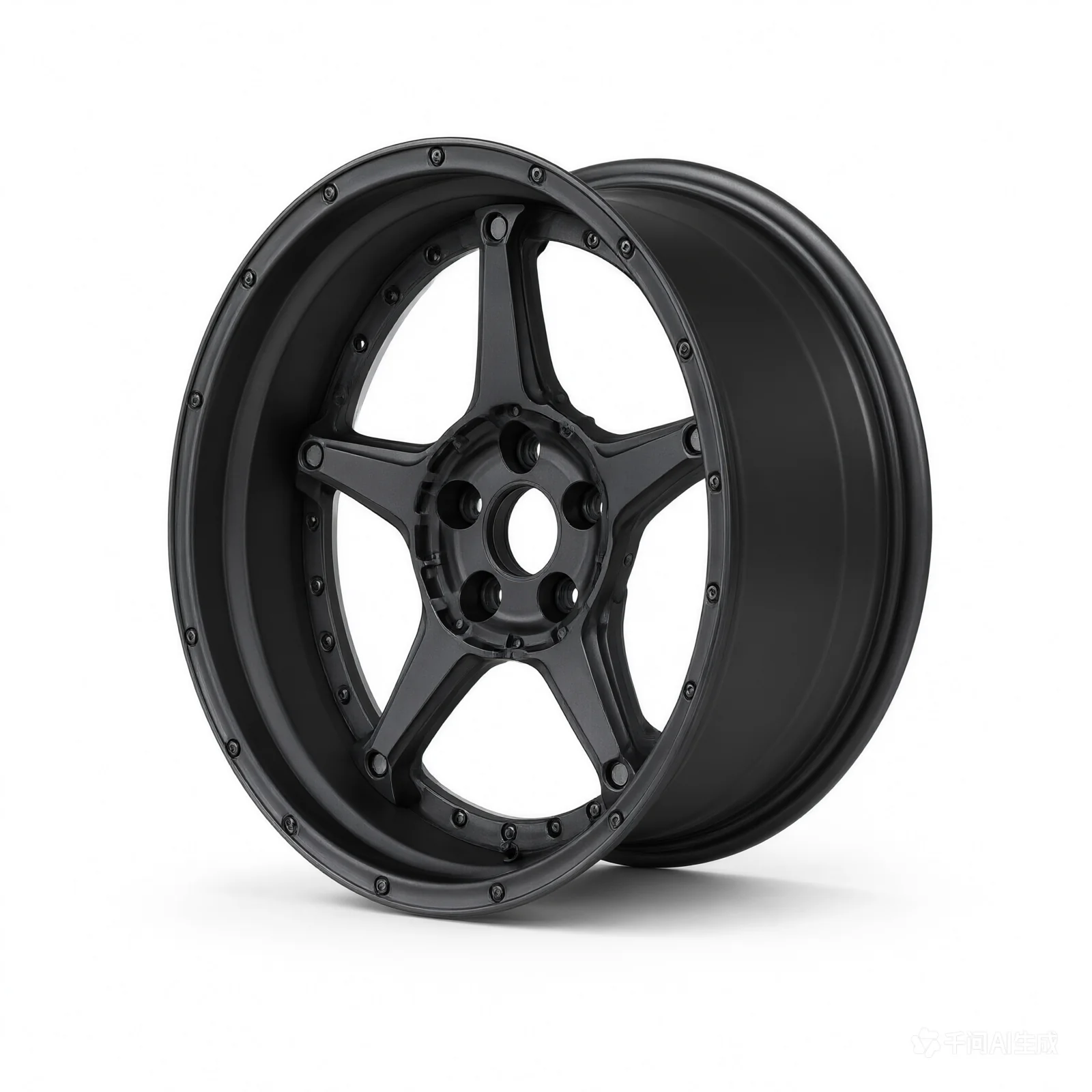 Vossen Forged S21-02 3piece - 22x9.5 - ET20 - 6x139.7 - 78.1 - SATIN BLACK CENTER & LIP - GM TRUCK