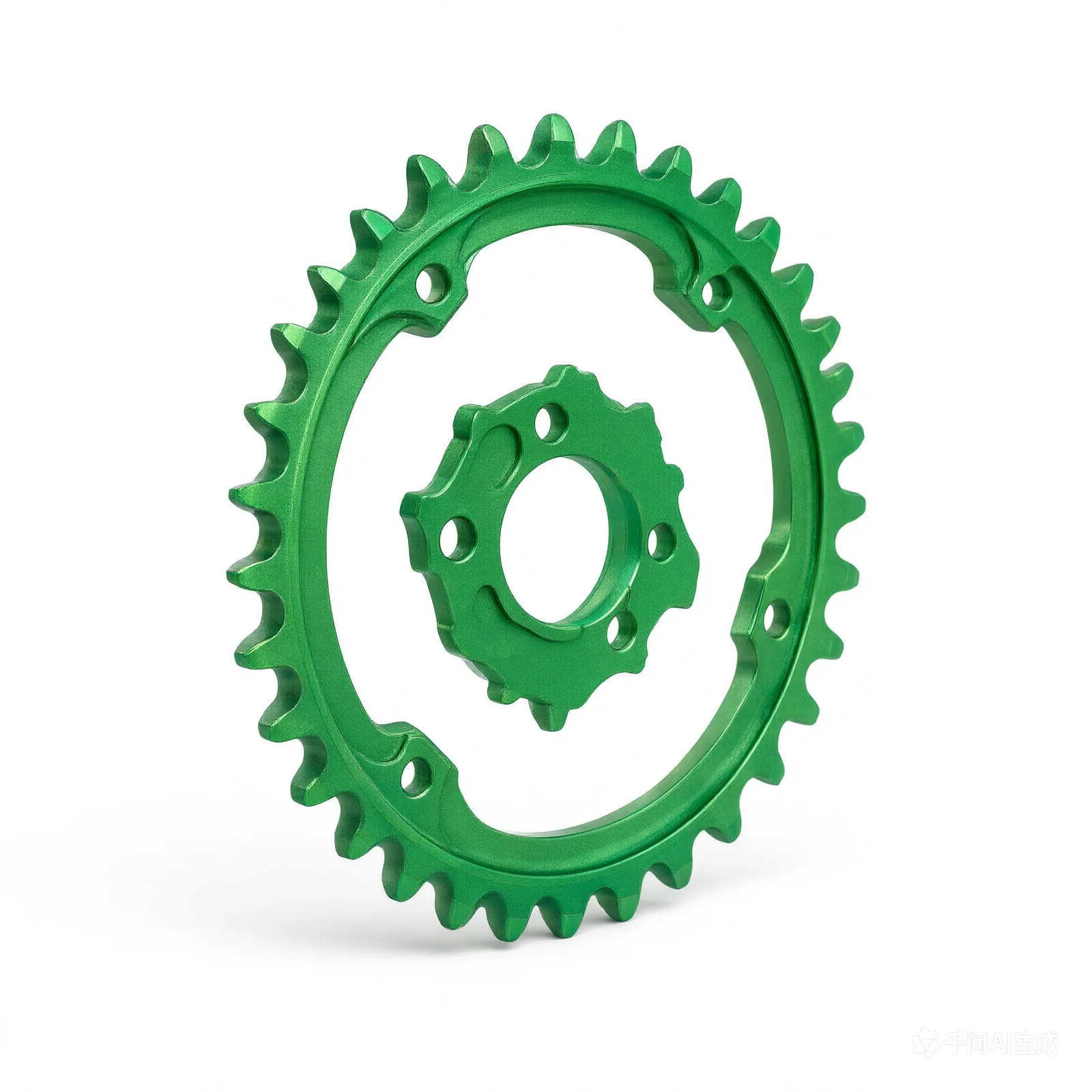 Vortex Racing 44 Tooth 520 Rear Sprocket - Green