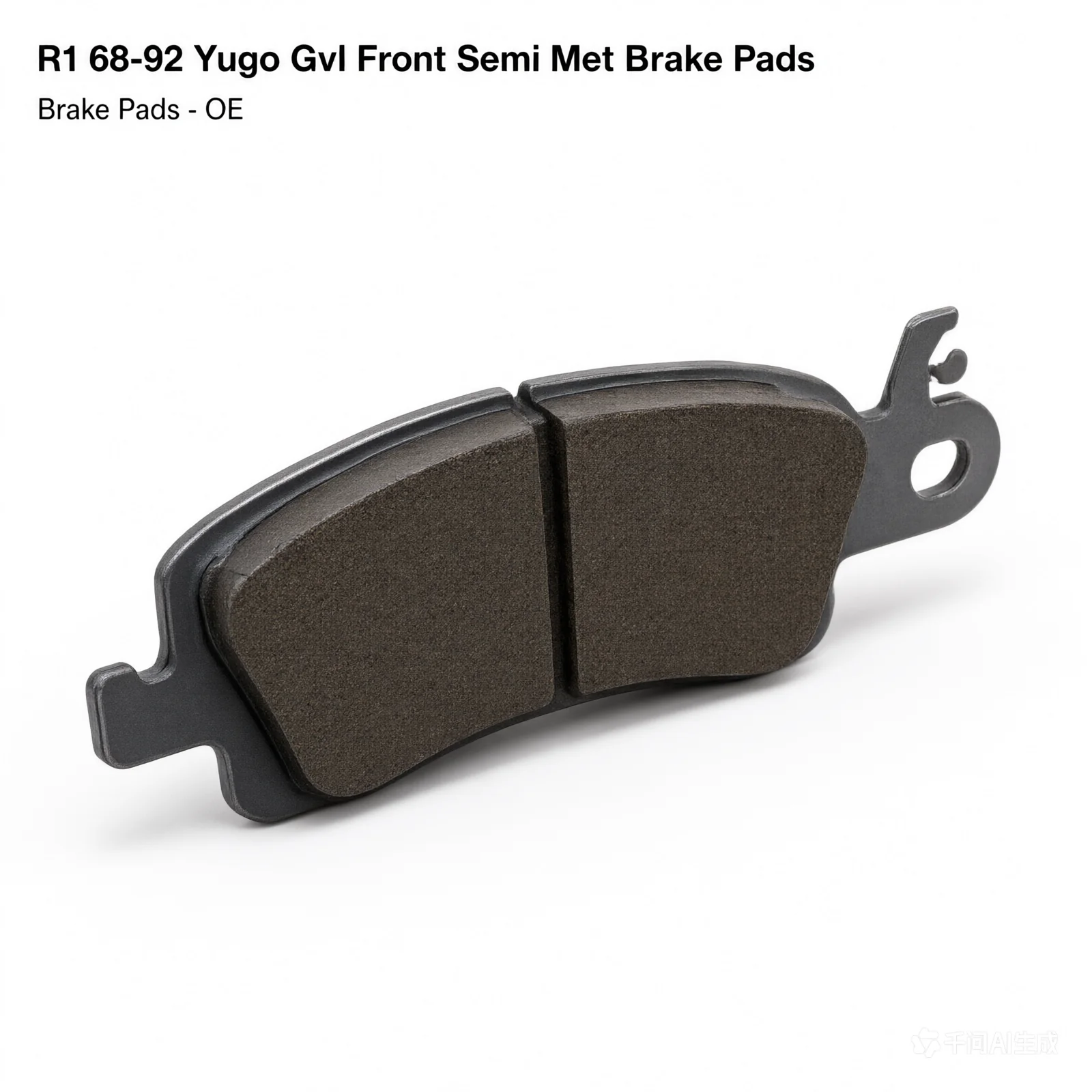 R1 68-92 Yugo Gvl Front Semi Met Brake Pads