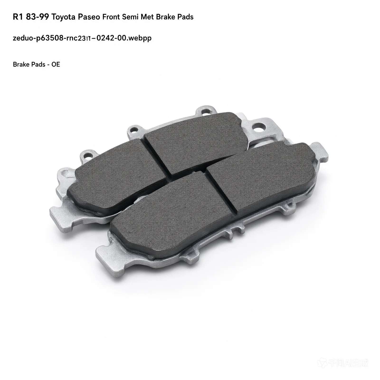 R1 83-99 Toyota Paseo Front Semi Met Brake Pads