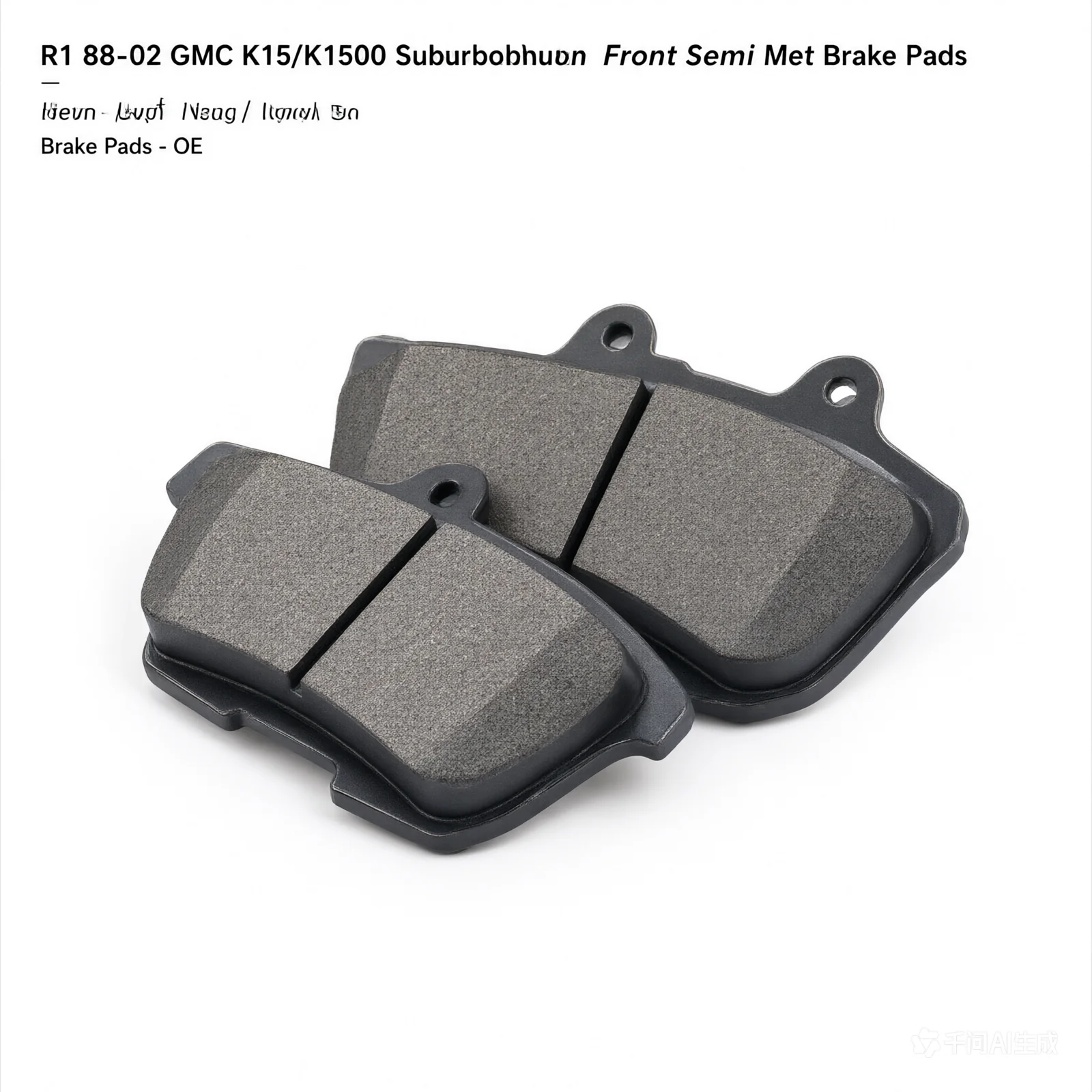 R1 88-02 GMC K15/K1500 Suburban Front Semi Met Brake Pads