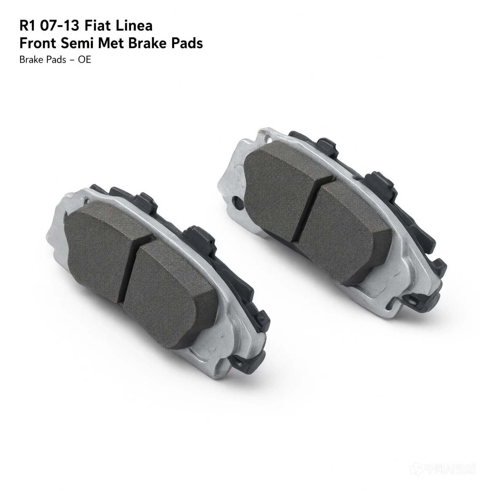 R1 07-13 Fiat Linea Front Semi Met Brake Pads - product image