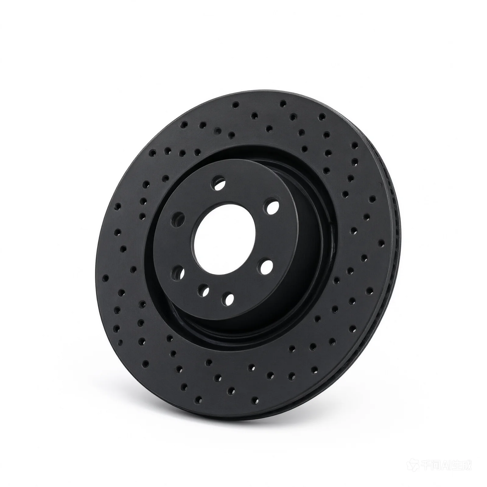 R1 01-06 Mercedes-Benz A190 Front Drilled Black Brake Rotor