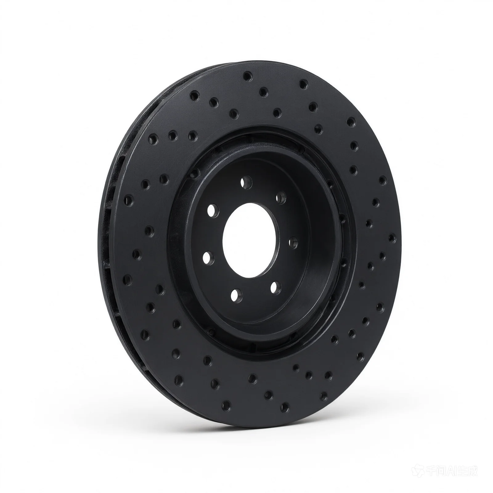 R1 16-20 Chevrolet S10 Front Drilled Black Brake Rotor - product image