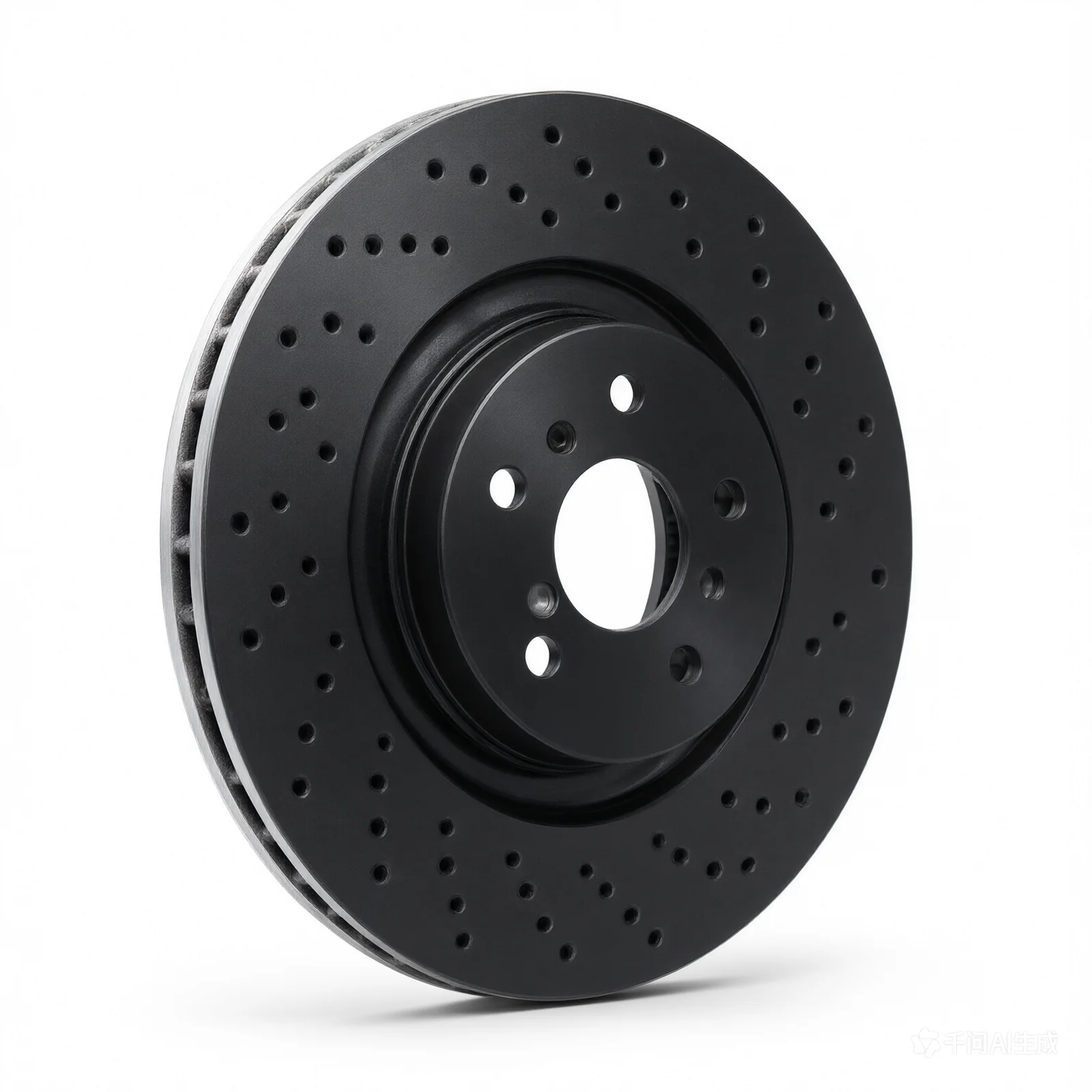 R1 20-26 Mercedes-Benz Cla200 Front Drilled Black Brake Rotor - product image