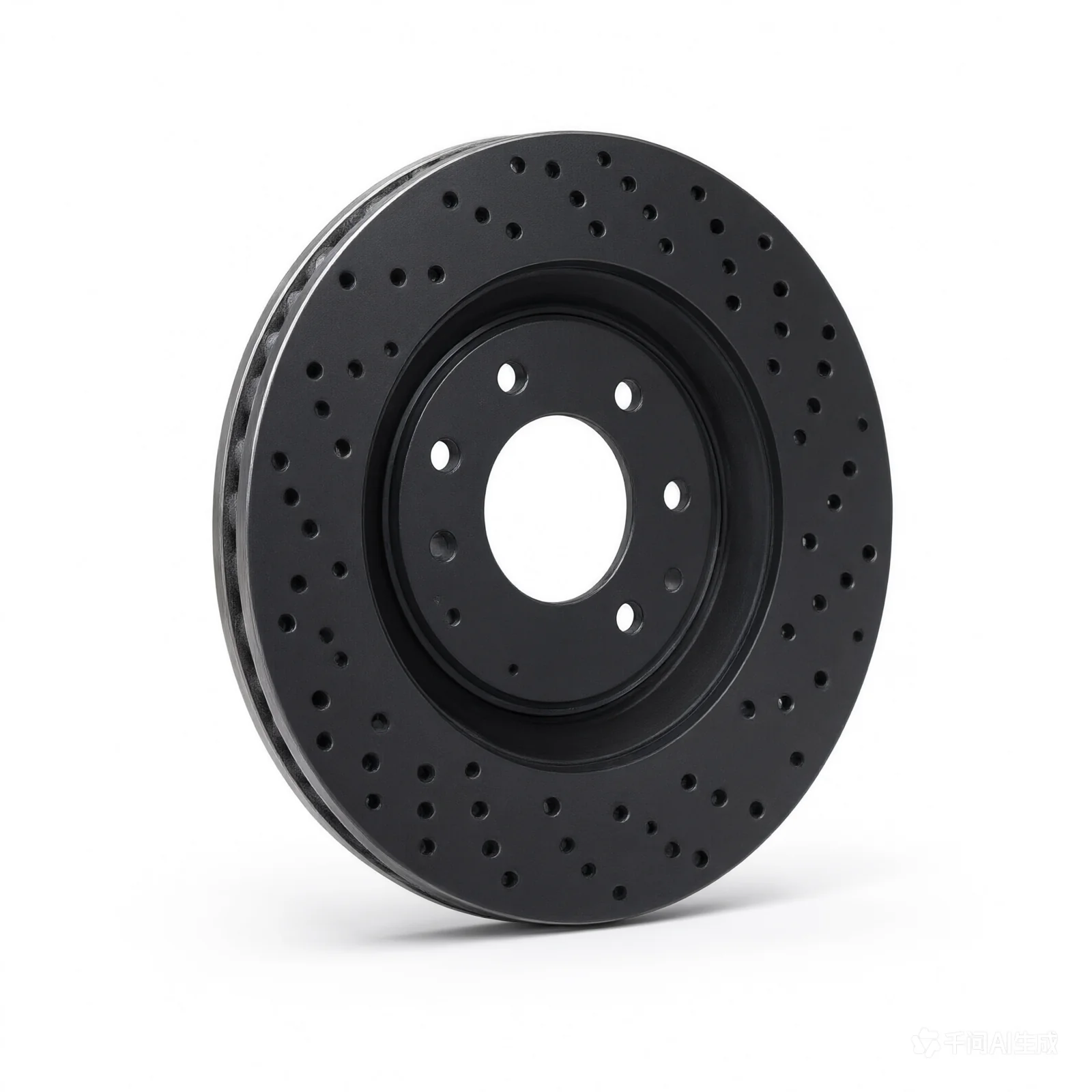 R1 17-23 Jac Sei 3 Front Drilled Black Brake Rotor - product image