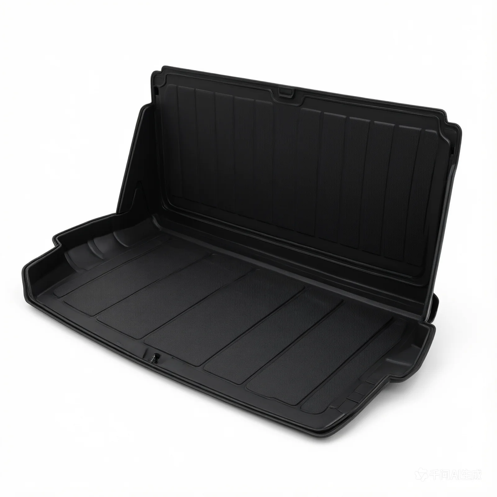 3D MAXpider 24-26 Hyundai Santa Fe Kagu Black Integrated Seatback Cargo Liner