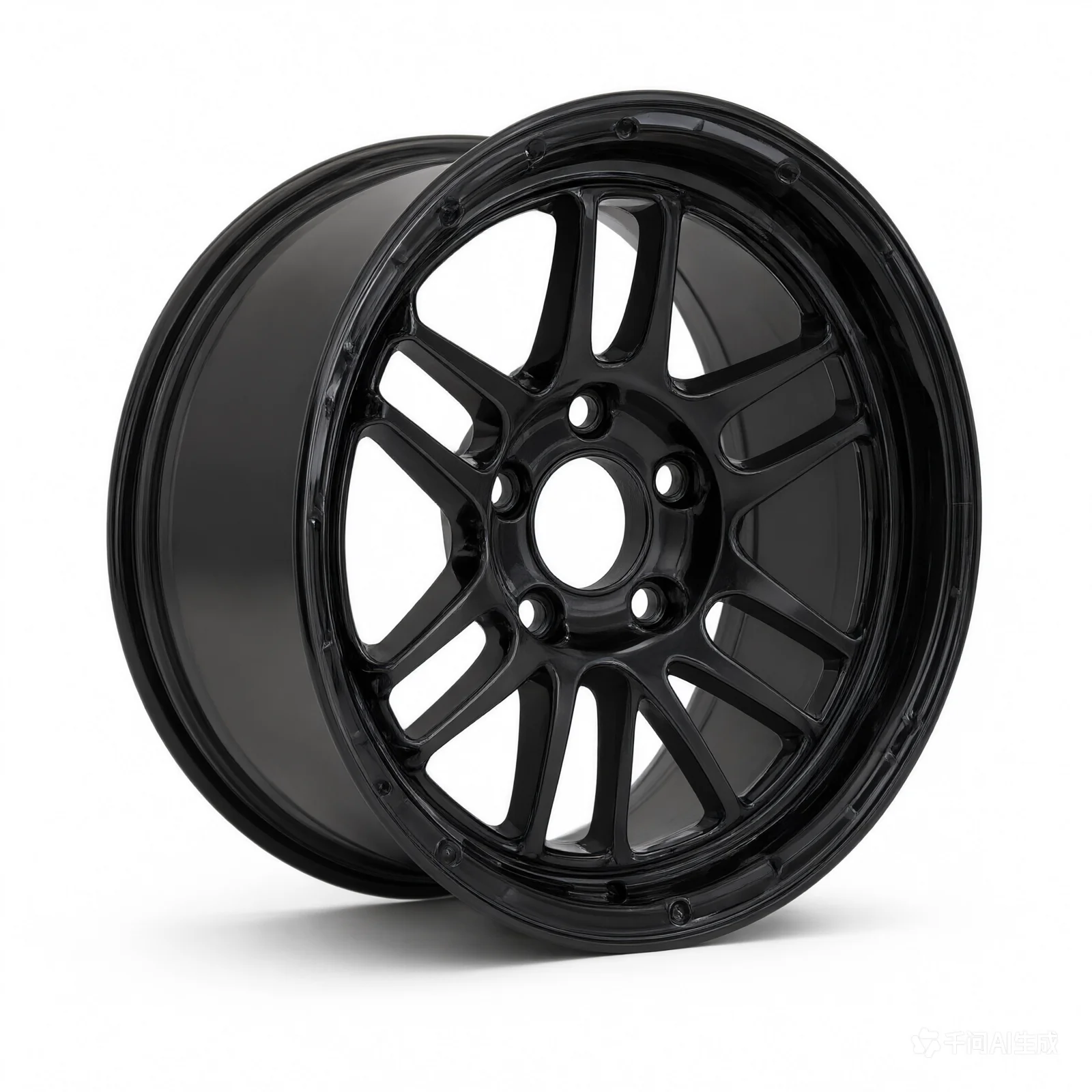 Method MR708 Bead Grip 18x9 / 8x180 / 12mm Offset / 5.44in BS / 130.81mm Bore - Gloss Black Wheel