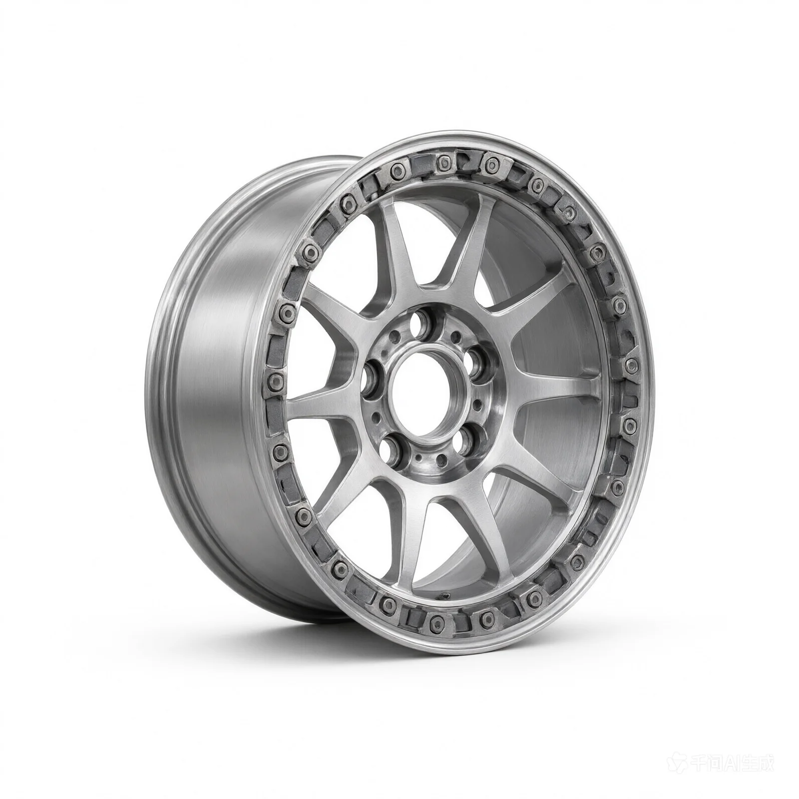 Method MR103 HD Beadlock 17x9 / 6x6.5 / -12mm Offset / 4.5in BS / 108mm Bore - Machined/Raw Wheel