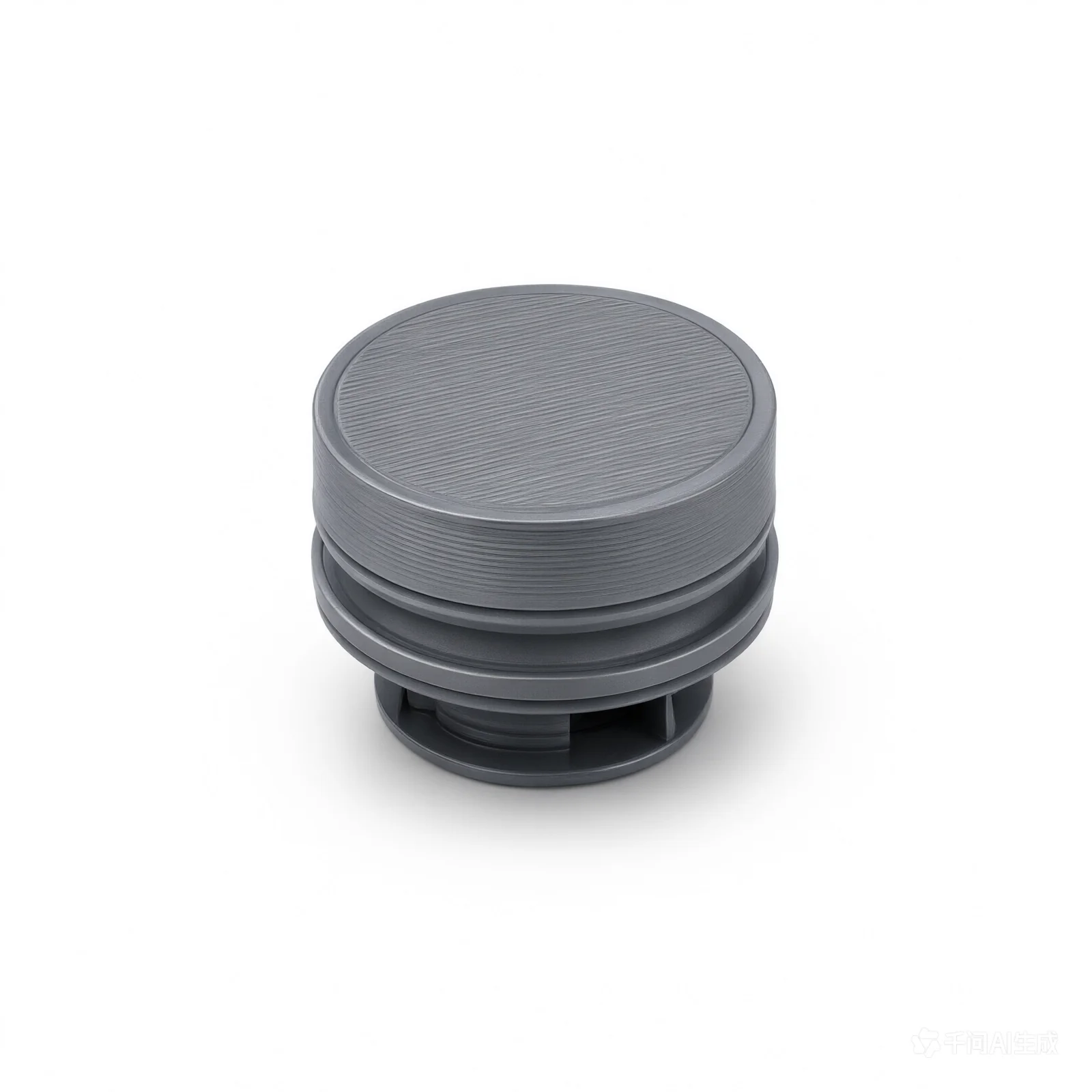 Method Grey Stripe 108mm Push Through Center Cap - product image