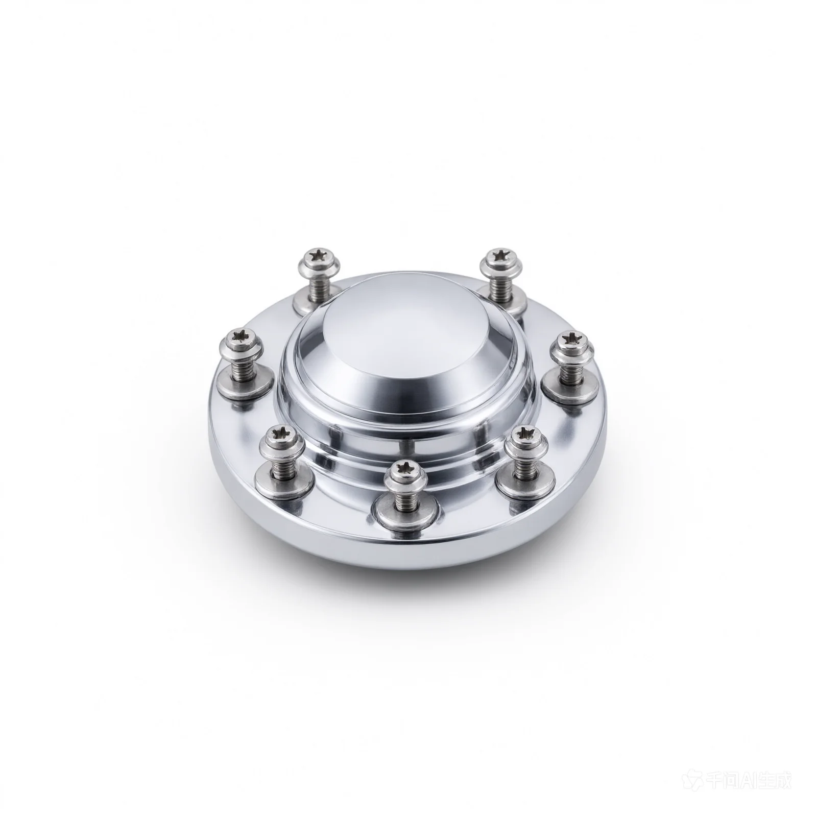 Method T079 87mm Screw On Center Cap - Chrome w/ SS Screws