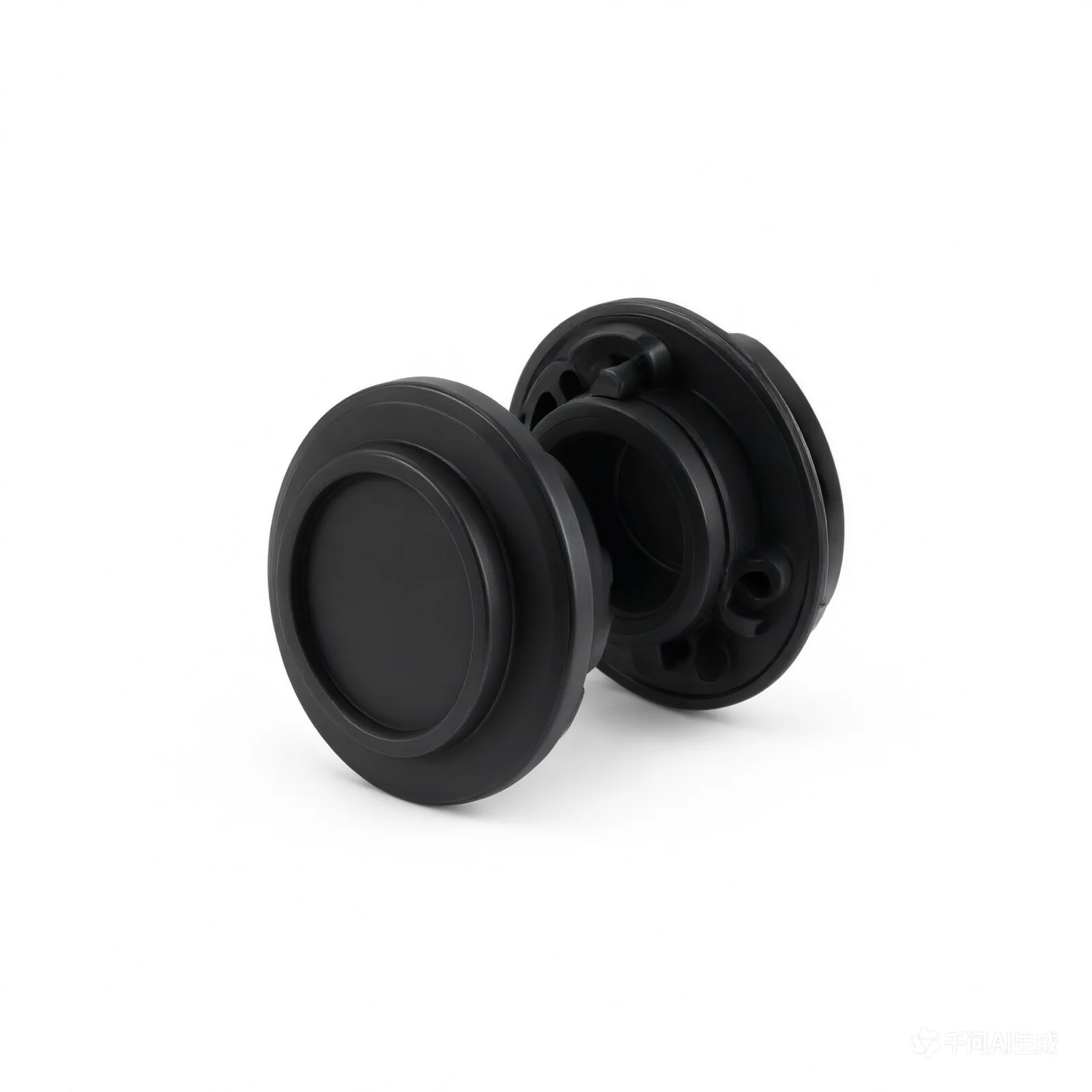 Method 1524 130mm Push Thru Center Cap - Black (2-Piece)
